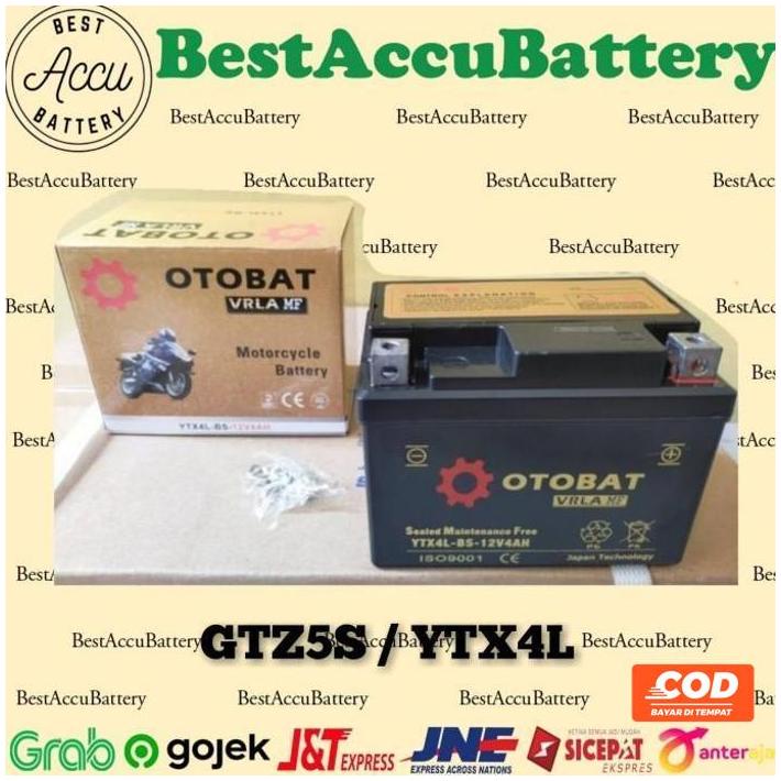 Jual Aki Motor Honda Beat Otobat Gtz5S Mf Aki Kering Kode 239 | Shopee