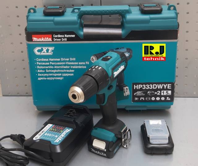 Jual Makita HP 333 DWYE Mesin Bor Cordless Hammer Driver Drill Murah Shopee Indonesia
