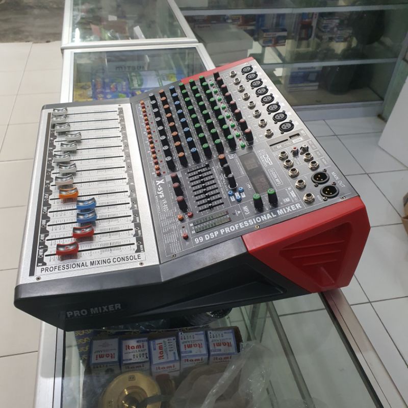 Jual Power Mixer Professional X-sys VR-80D 8 channel Mono Xsys VR80D ...