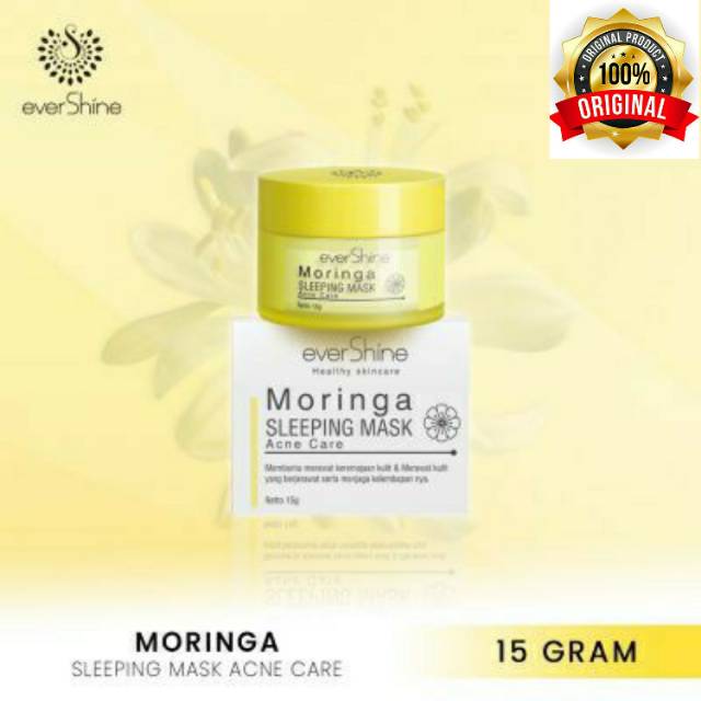 Jual Original Evershine Moringa Acne care Sleeping Mask /oily skin