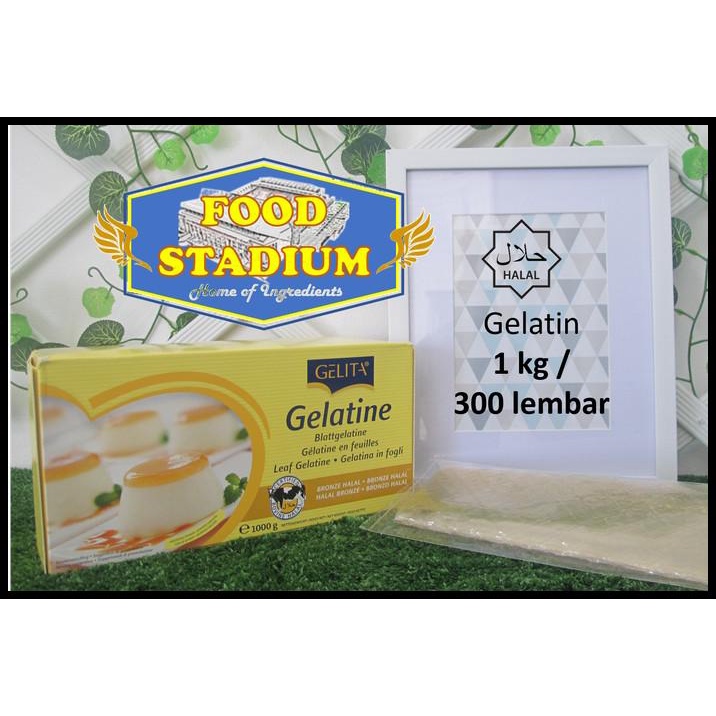 Jual Gelatin Sheet HALAL by Gelita, 1 kg Shopee Indonesia