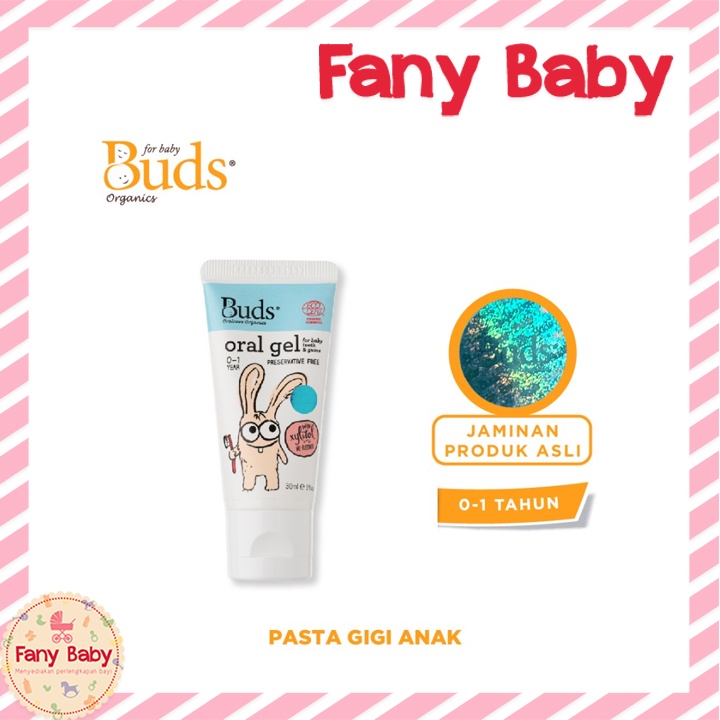 Jual BUDS BABY ORAL GEL FOR BABY TEETH & GUMS [ 01 YEAR ] Shopee