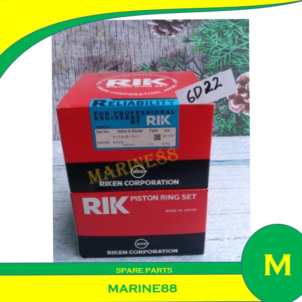 Jual Ring Piston Set 6D22 RIK 20035 | Shopee Indonesia