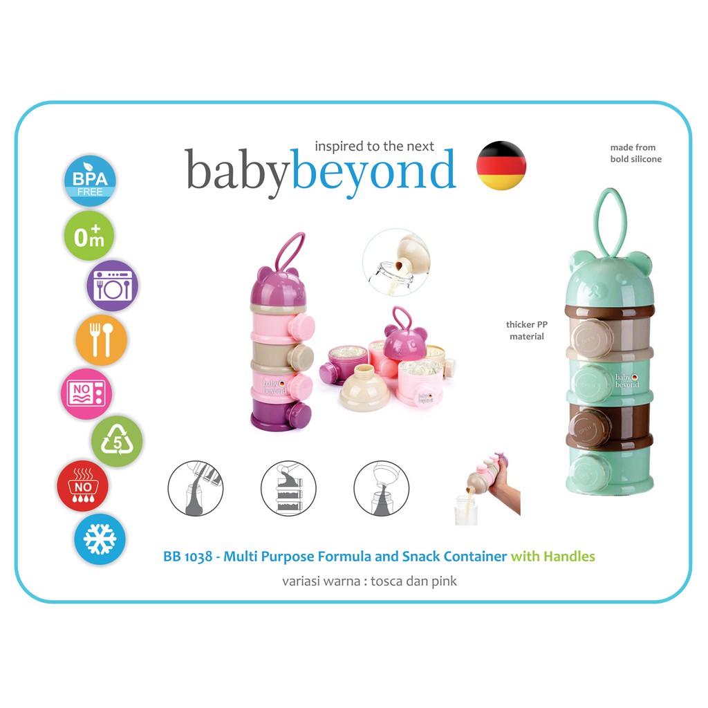 Jual Baby Beyond - BB 1038 Multi Purpose Formula & Snack Container ...