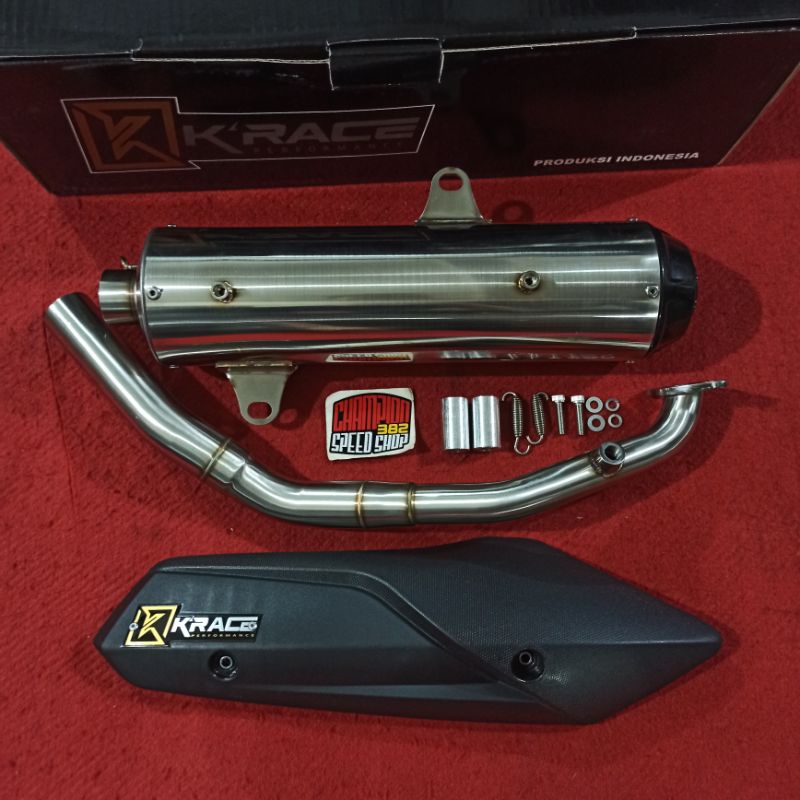 Jual Knalpot Standar Racing Stainless K Race Krace Original New Adv