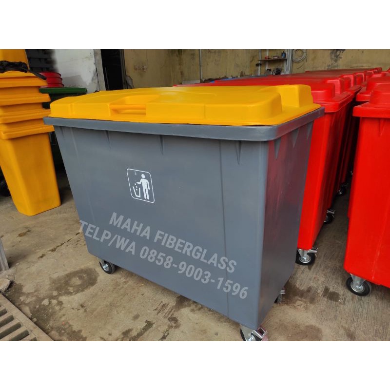 Jual Tempat Sampah Besar 660 Liter Kombinasi Warna Shopee Indonesia 6548