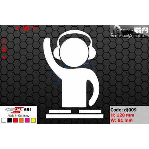 Jual ea cutting sticker / decal Code: dj009 ( jd / deejay ) | Shopee ...