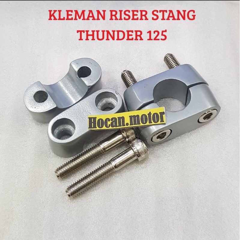 Jual KLEMAN KELEMAN RISER STANG STIR PLUS BAUT THUNDER 125 HIGH QUALITY ...