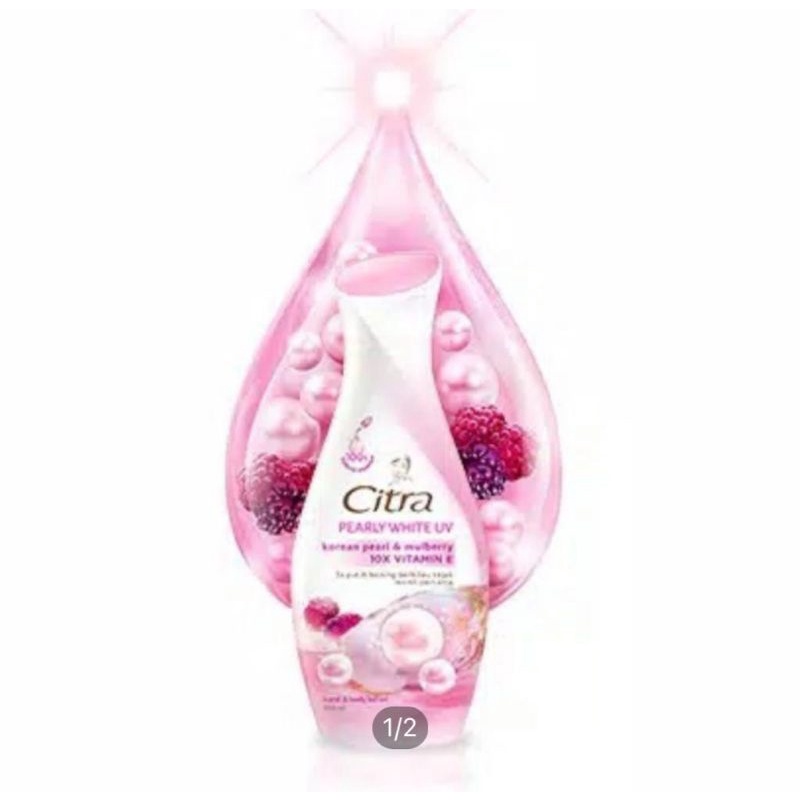 Jual Citra Hand Body Lotion Pearly White Ml Shopee Indonesia