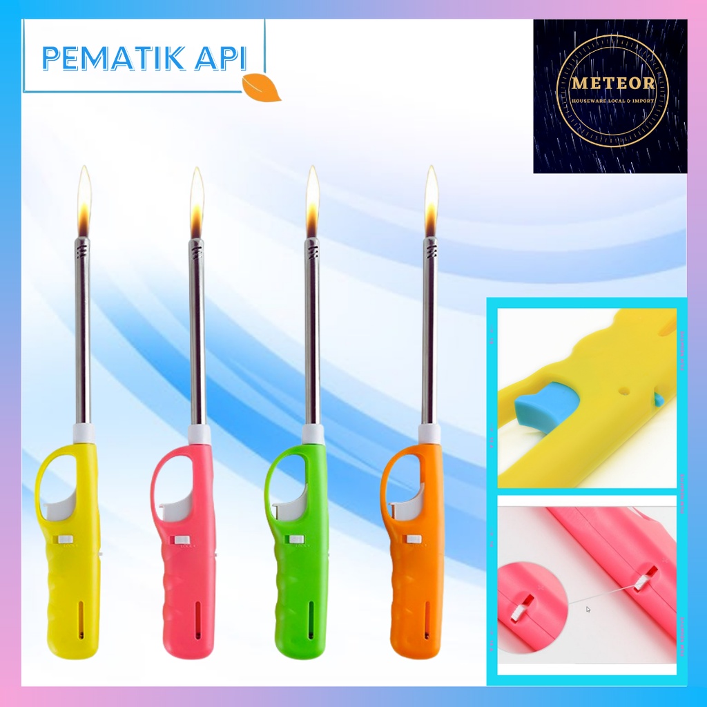 Jual Pematik Api Korek Api Kompor Gas Lighter Panjang Pematik Gas Model Pistol Korek Anti Panas