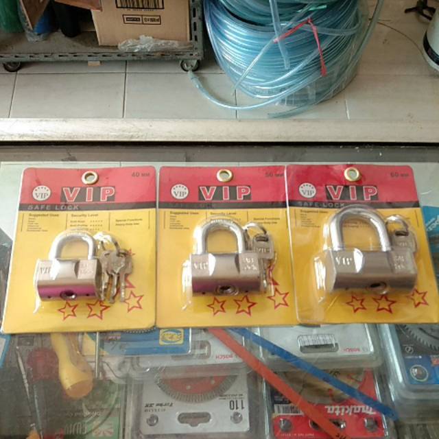 Jual Kunci gembok rumah kunci komputer berkualitas bagus VIP 40 50 60 ...