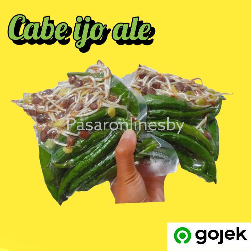 Jual Cabe hijau ale / lombok hijau ale pack | Shopee Indonesia