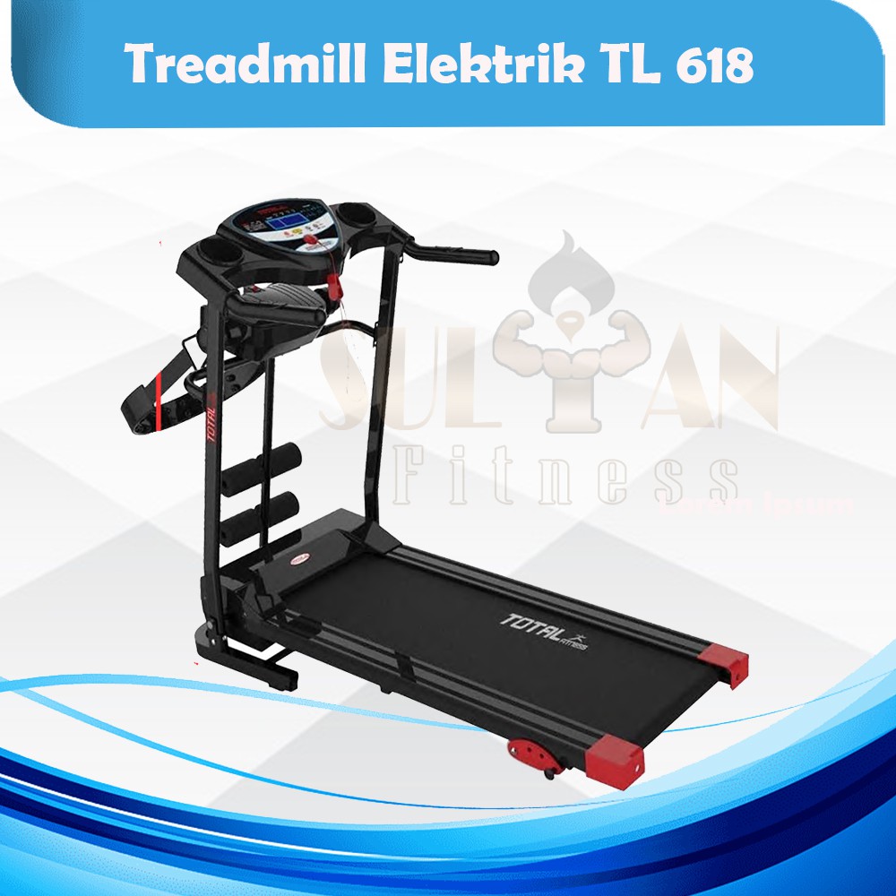 Jual Alat Fitness Rumahan Treadmill Elektrik Tl 629 1 5 Hp Alat