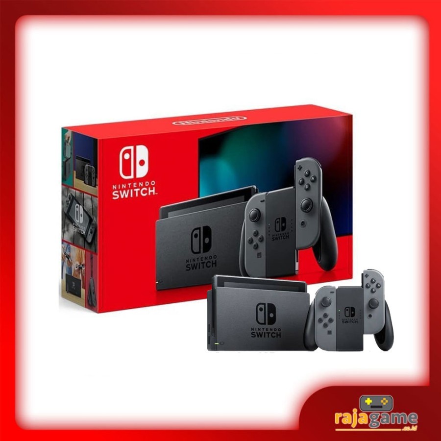 Jual Nintendo Switch Console V2 (Grey) | Shopee Indonesia