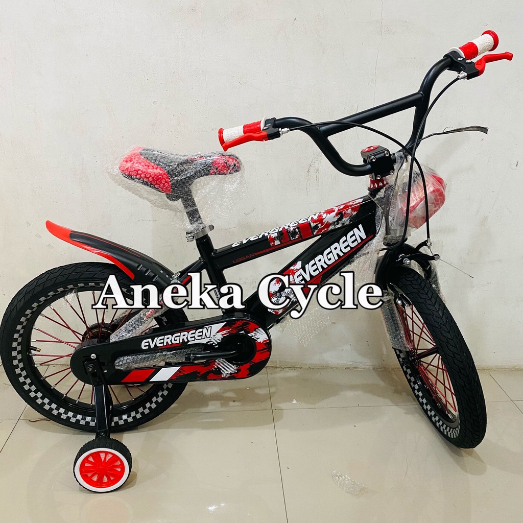 Jual Sepeda Anak Roda Empat Cowok BMX Evergreen Logan 16 12 Sepeda Anak