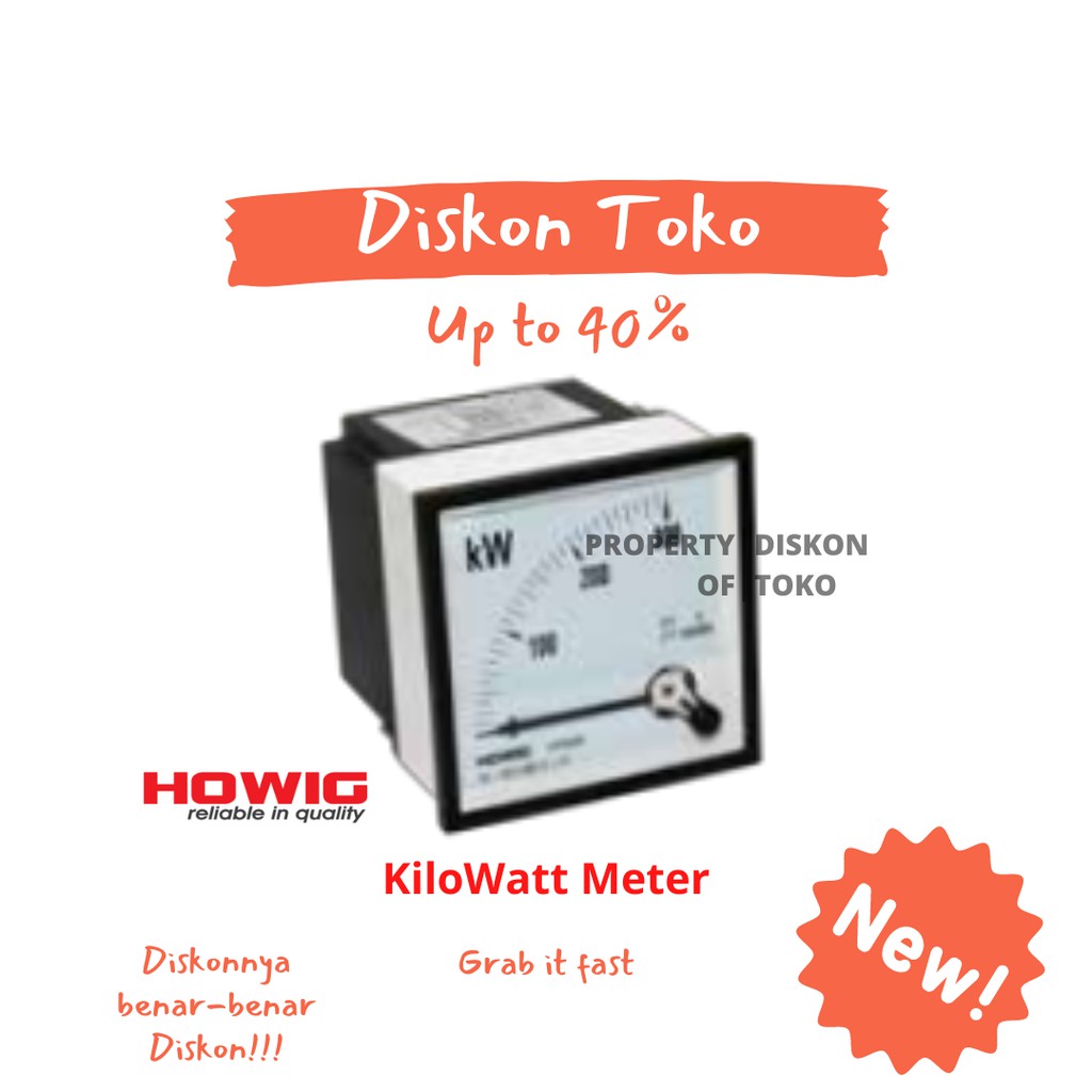 Jual Howig KiloWatt Meter Komponen Panel Listrik | Shopee Indonesia