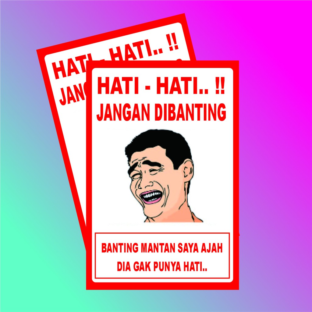 Jual Stiker Fragile Pecah Belah Unik Lucu Shopee Indonesia