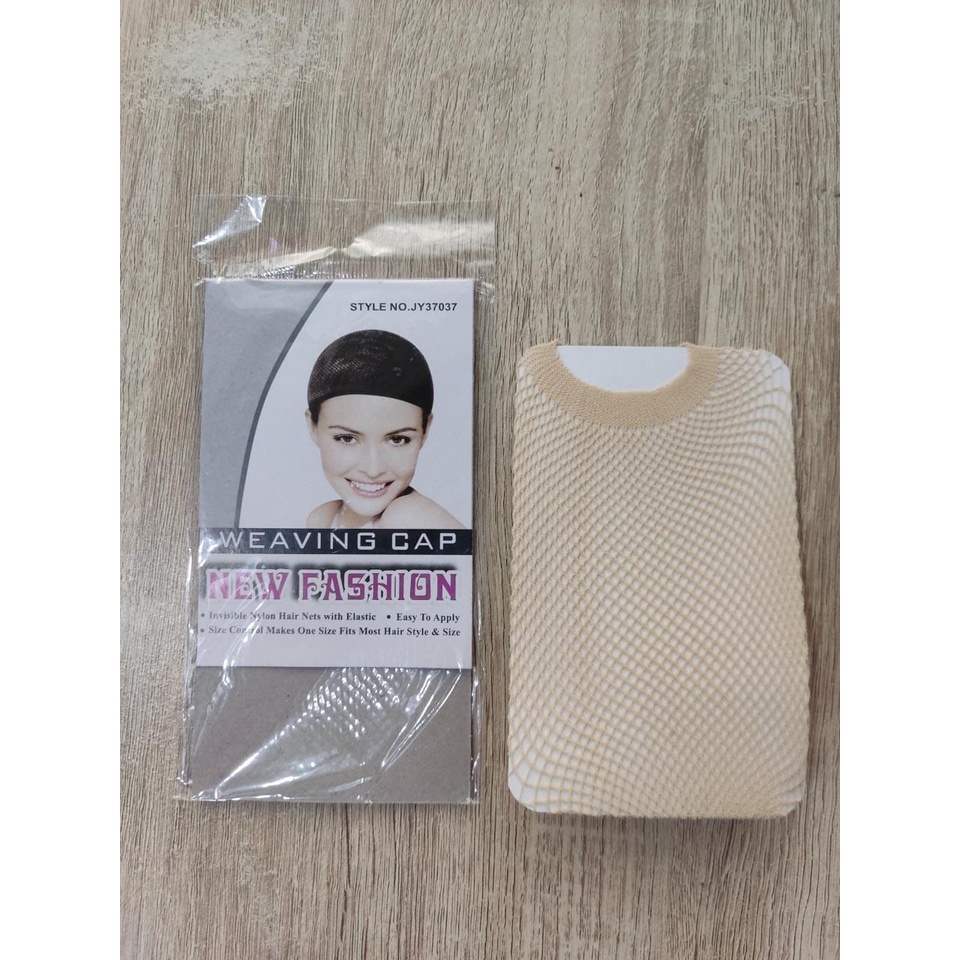 Jual WIG CAP hair net rambut palsu bahan stocking bukan jaring tipis ...