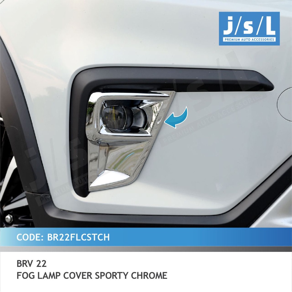 Jual Brv Aksesoris Jsl Fog Lamp Cover Lampu Kabut Sporty Chrome Shopee Indonesia