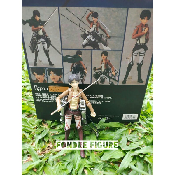 Jual FIGMA 207 EREN JAEGER ATTACK ON TITAN AOT MIKASA LEVI MAX FACTORY ...