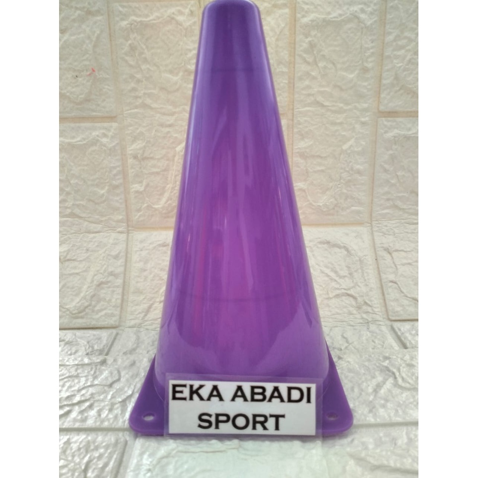 Jual Cones kerucut/kun rapat full 23 cm latihan bola dan sepatu roda ...