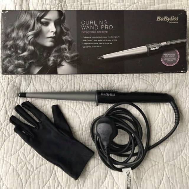 Jual BaByliss Paris Curling Wand Pro 2285CU Shopee Indonesia