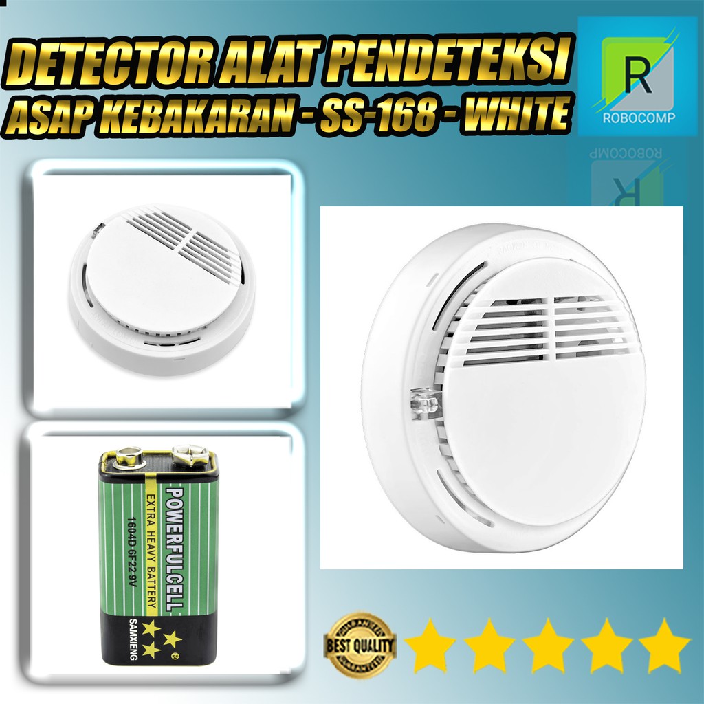 Jual Smoke Detector Alat Pendeteksi Asap Kebakaran Ss 168 Shopee Indonesia 