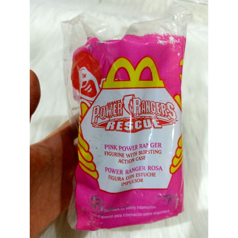 Jual McD Happy Meal Power Rangers Rescue USA #Pink Power Ranger ...
