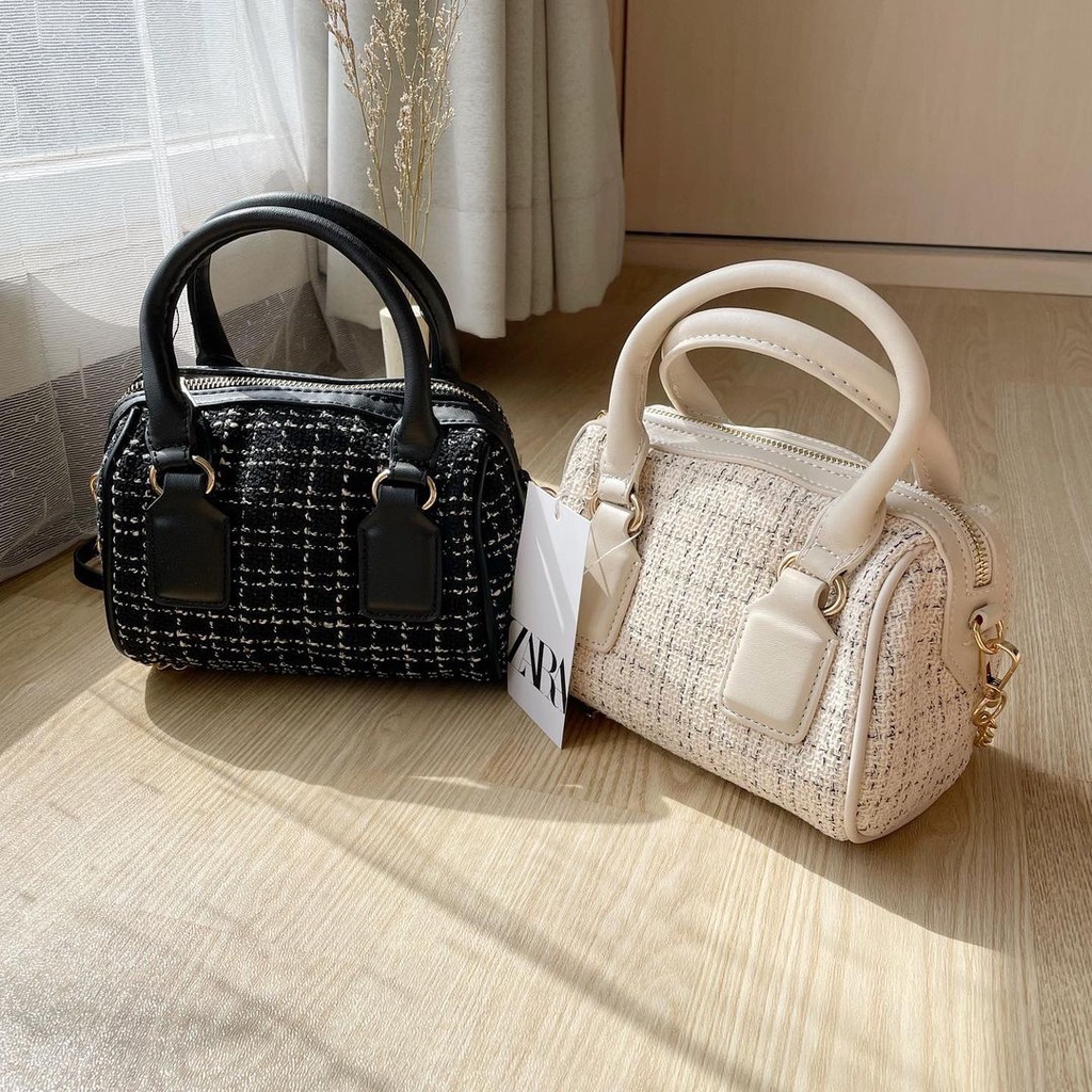 Jual TMZ002 TAS WANITA ZARA MINI BOWLING SLINGBAG Shopee Indonesia