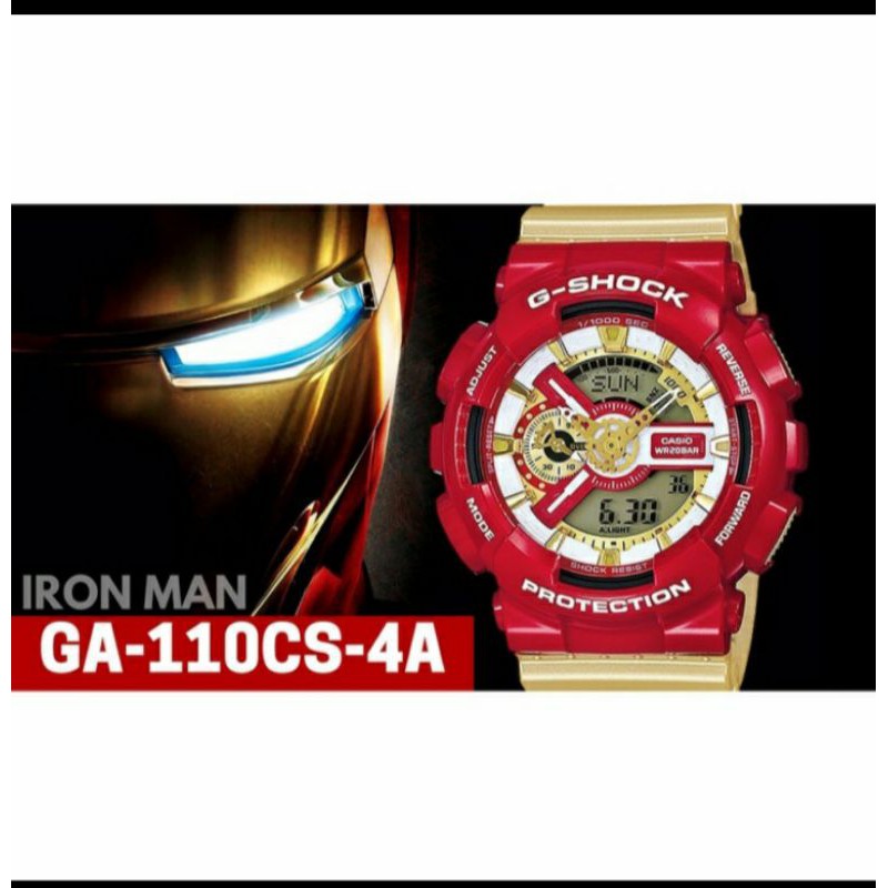 Jual Jam Tangan Pria Merk G Shock Type GA-110CS-4A Ironman Jual Jam Tangan Pria Merk G Shock Type GA-110CS-4A Ironman