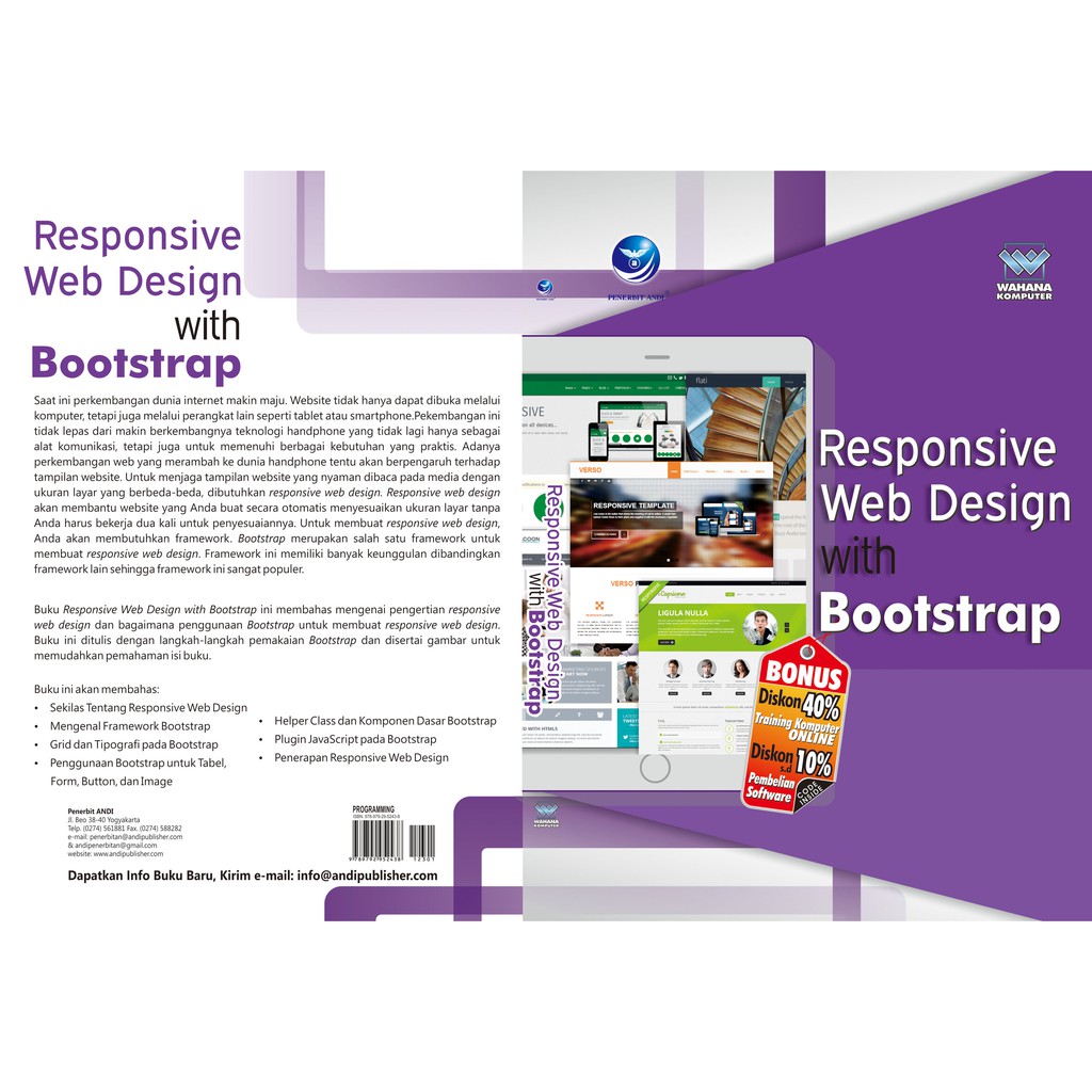 Jual Responsive Web Design With Bootstrap | Shopee Indonesia