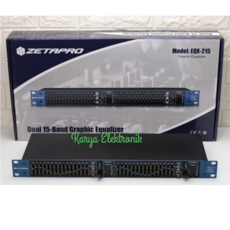 Jual Equalizer Zetapro EQX215 Equalizer Zetapro Eqx 215 Subwoofer