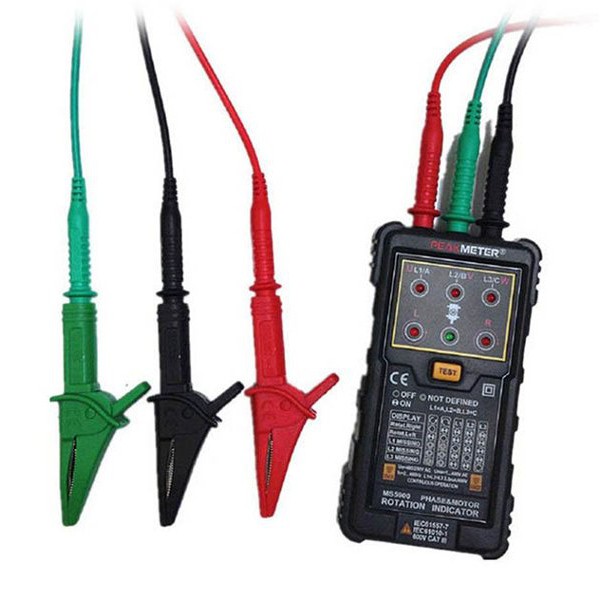 Three-phase Rotation Indicator Handheld MS5900 MS5900 Three-Phase Motor ...