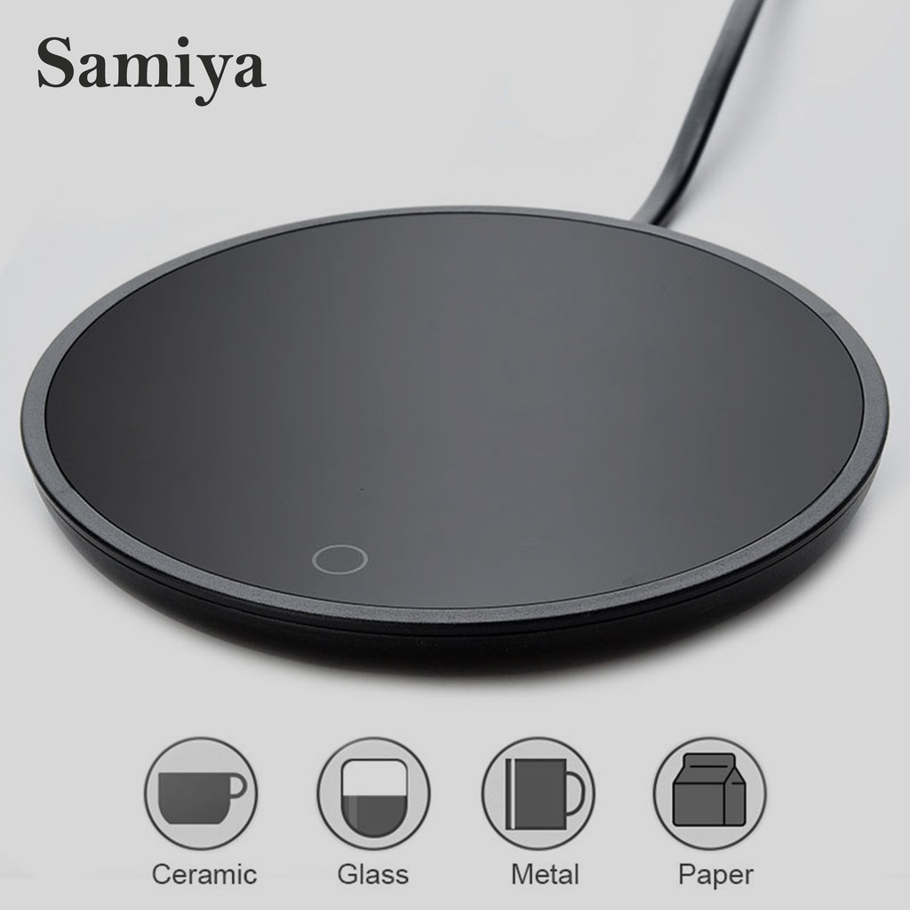 Jual premium heating base coaster coffee tea milk warmer / penghangat ...