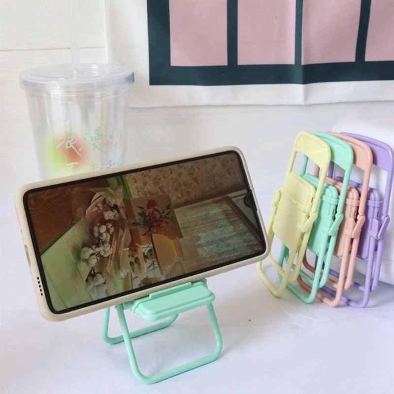 Jual Stand Hp Kursi Macaron Stand Holder Hp Model Kursi Holder Hp