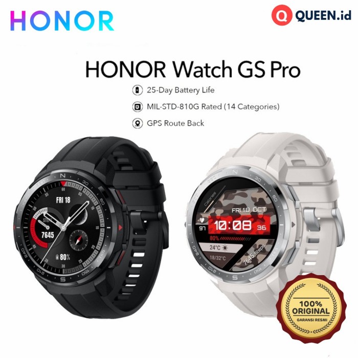 Jual HANDPHONE & TABLET WEARABLE DEVICES HONOR WATCH GS PRO SMARTWATCH ...