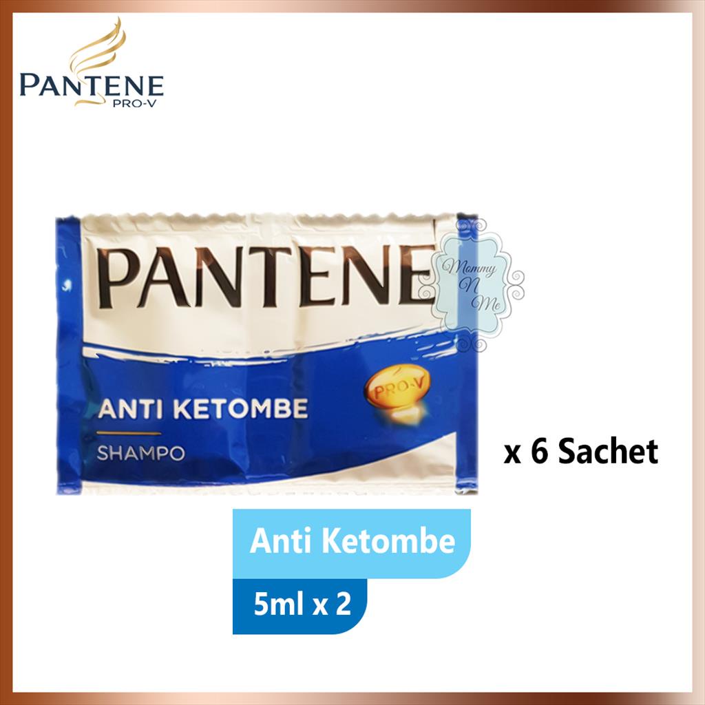 Jual MOMMYNME PANTENE SHAMPOO SACHET (5ml x 2) x 6 Sachet ANTI KETOMBE ...
