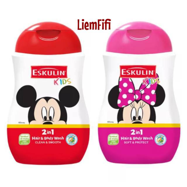 Jual Eskulin Kids Hair And Body Wash 280 Ml (2in1) | Shopee Indonesia