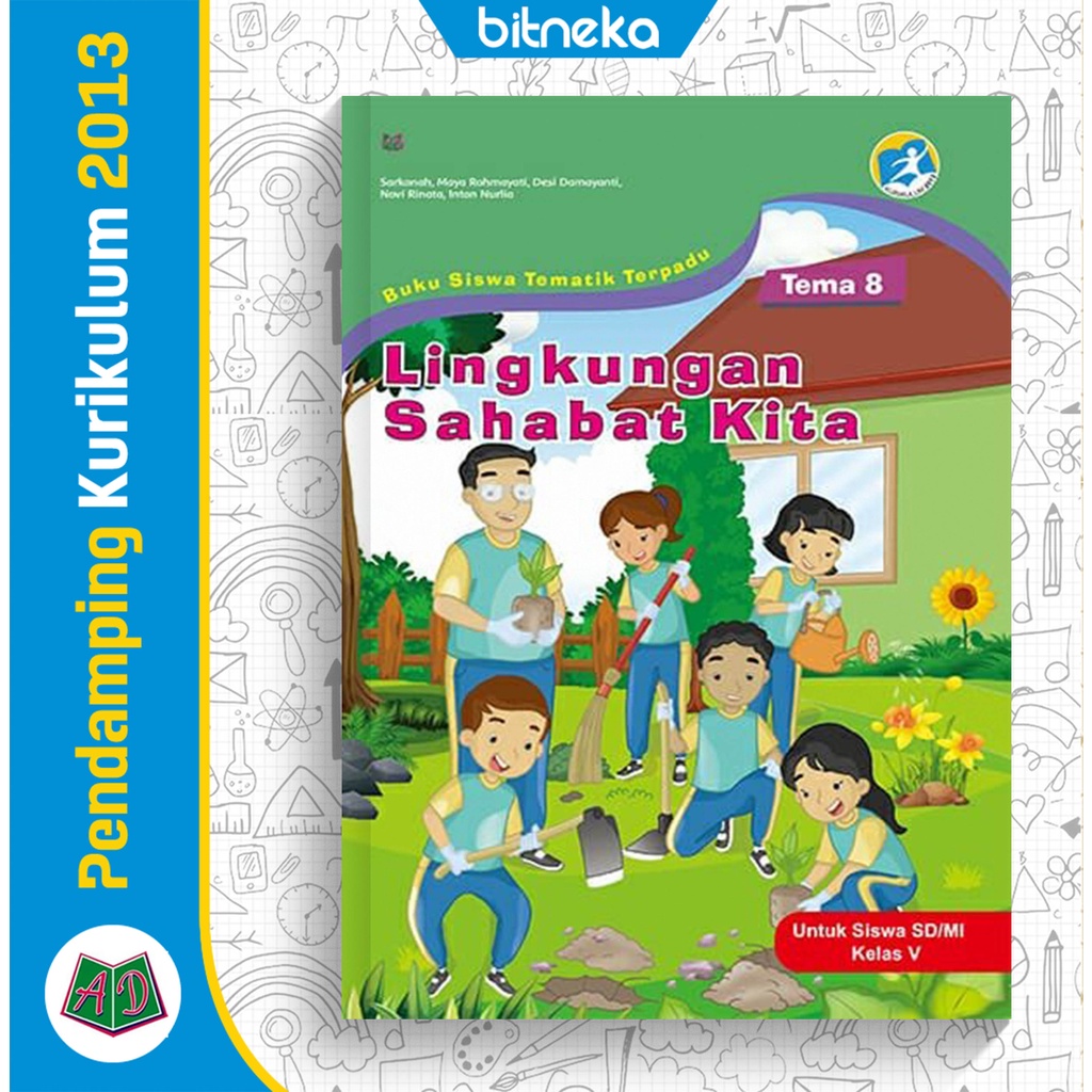 Jual Buku Siswa Pendamping Tematik Kelas 5 Tema 8 Lingkungan Sahabat