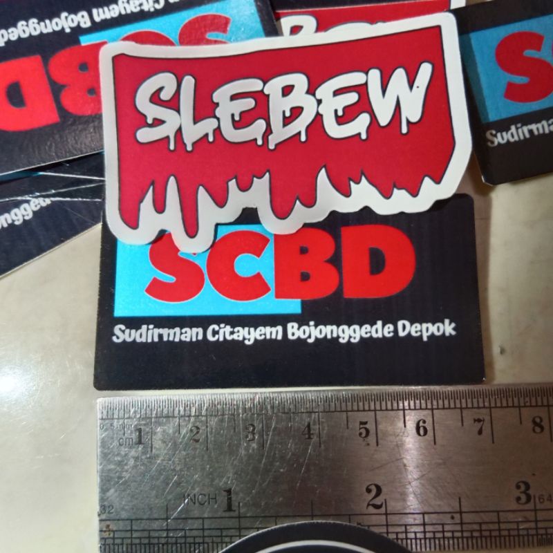 Jual Stiker SCBD Slebew / Stiker SCBD Fashion Week | Shopee Indonesia
