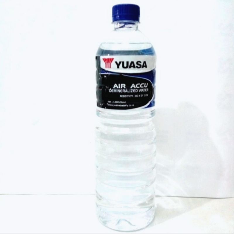 Jual Air Aki Yuasa 1 Liter Untuk Tambahan Cairan Accu Basah Motor Mobil Shopee Indonesia 6829