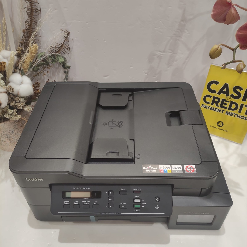 Jual Printer Brother Inktank T720dw Aio Print Scan Copy Color Wireless Shopee Indonesia 3304