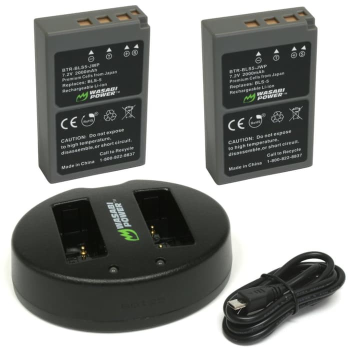 Jual Wasabi Power Battery Charger For Olympus BLS 5 BLS 50 BLS5 BLS50