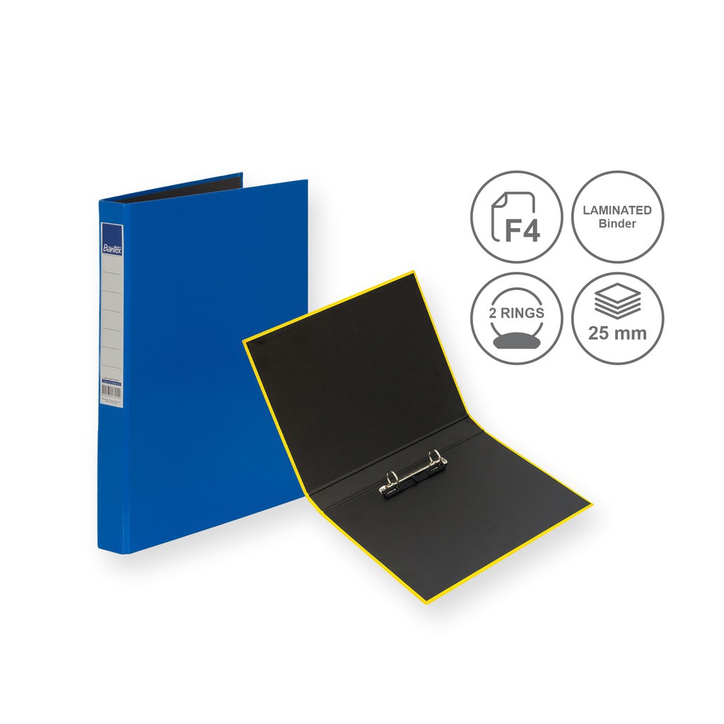 Jual [BMS Bali] Bantex Laminated Ring Binder Folio 2 Ring 25 mm 1132 Shopee Indonesia