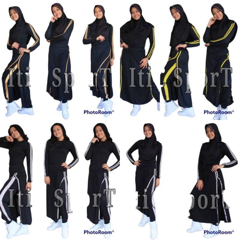 Jual Baju Senam Muslimah/ Baju Aerobic / Baju Seragam Senam/ Setelan ...