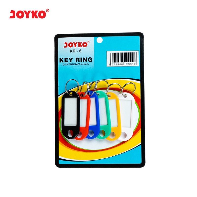 Jual Key Ring/Gantungan kunci Joyko KR-6 ( 1set/6pcs ) | Shopee Indonesia
