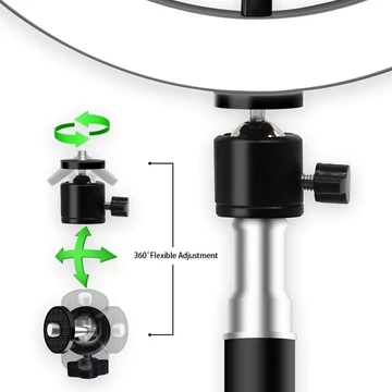 Ring Light Tripod 33 Cm Paket Komplit Vloger Make Up Live