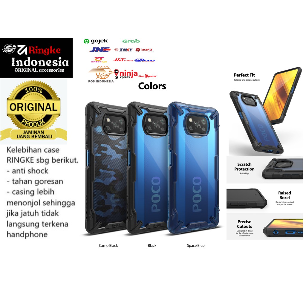 Jual Casing Xiaomi Poco X3 Nfc Rearth Ringke Fusion X Fusion X Design Shopee Indonesia 4421