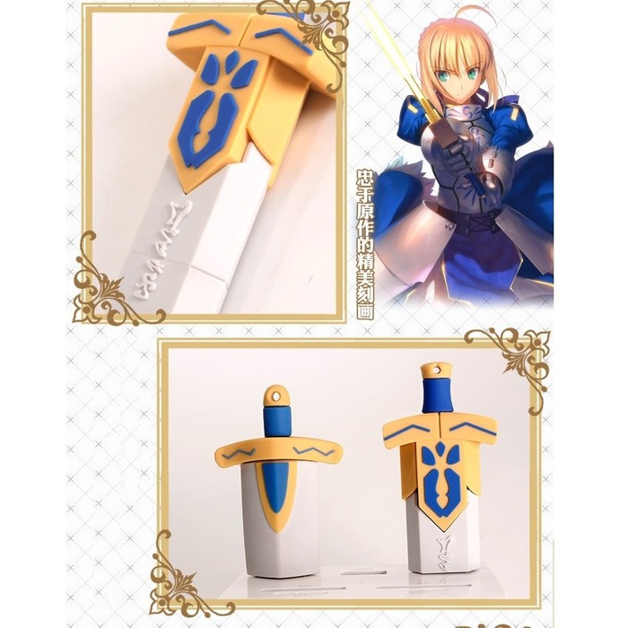Jual USB Saber Fate/Zero Knight Grand Order Sword Import USB Karakter ...