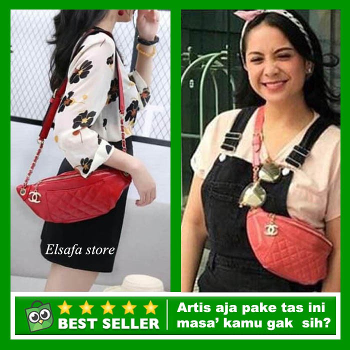 Tas Waist Bag Wanita Weist Bag Chanel Nagita Slavina Waistbag